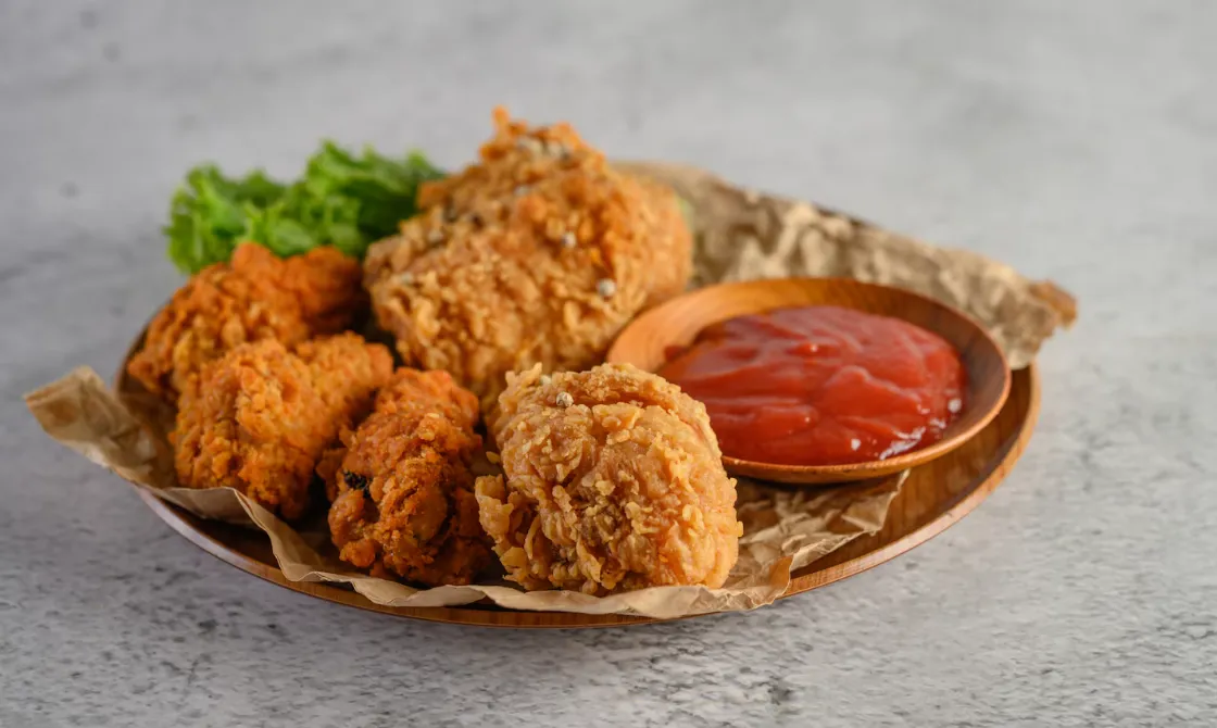 Crispy fried chicken at Edwing in London, Ontario